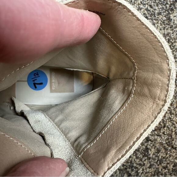 Dolce Vita Calea Dune Suede Heeled Boot Tan Size 7.5 - Picture 10 of 10